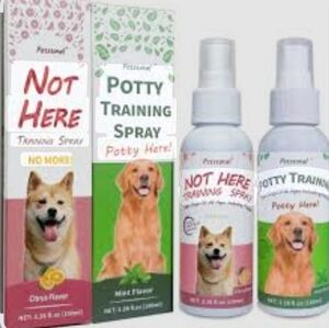 Petsoral Potty Training Spray for Dogs To Help Train Wnere To Go And Not Go